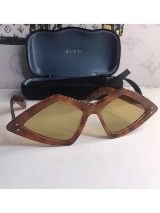 New Authentic Gucci Havana Stylish Brown Sunglasses GG0496S 002 main image 7